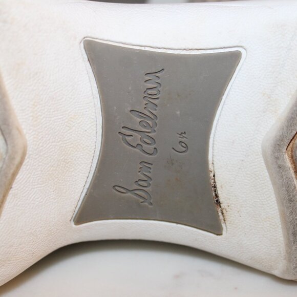 SAM EDELMAN MEENA SNEAKER SHOES US SIZE 6.5 GREEN BLACK WHITE - Picture 12 of 13